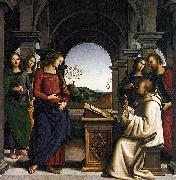 Pietro Perugino, The Vision of St Bernard